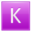 Letter-K-pink icon