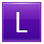 Letter-L-violet icon