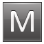 Letter-M-grey icon