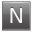 Letter-N-grey icon