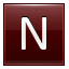 Letter-N-red icon