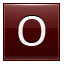 Letter-O-red icon
