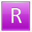 Letter-R-pink icon