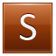 Letter-S-orange icon