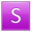 Letter-S-pink icon