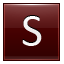 Letter-S-red icon