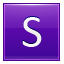 Letter-S-violet icon