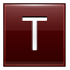 Letter-T-red icon