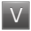 Letter-V-grey icon