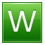Letter W lg icon