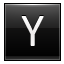 Letter-Y-black icon