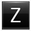 Letter-Z-black icon