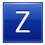 Letter-Z-blue icon