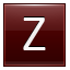Letter-Z-red icon