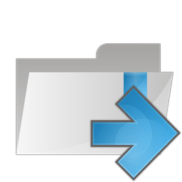 Folder arrow right icon