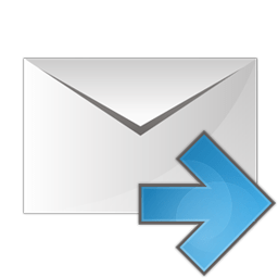 Mail arrow right icon