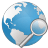Globe-search icon
