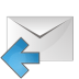 Mail-arrow-left icon