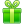 Gift green icon