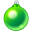 Xmas ball green 2 icon