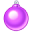 Xmas ball purple 3 icon