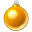 Xmas-ball-yellow-2 icon