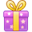 Gift stars icon