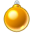 Xmas-ball-yellow-2 icon