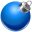 Ball blue 2 icon