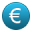 Currency euro icon
