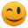 Smiley wink icon