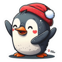 Baby Penguin Christmas icon
