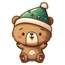 Baby Teddy Christmas icon