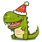 Baby-Crocodile-Christmas icon