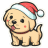 Baby Dog Christmas icon