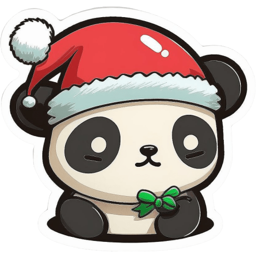 Baby-Panda-Christmas icon