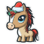 Baby Horse Christmas icon