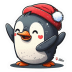 Baby-Penguin-Christmas icon