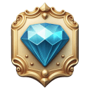 Badge Trophy Diamond icon