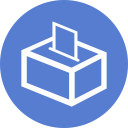 Election Polling Box 01 Outline icon