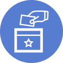Election Polling Box Outline icon