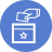 Election-Polling-Box-Outline icon