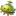Cute Green Yellow 2 UFO icon