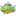 Cute Green Yellow UFO icon