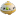 Cute Yellow With Alien UFO icon