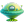Cute Green 2 UFO icon