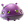 Cute Purple UFO icon