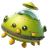 Cute-Green-Yellow-2-UFO icon