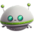 Cute-White-Robot-UFO icon