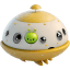 Cute Yellow With Alien UFO icon